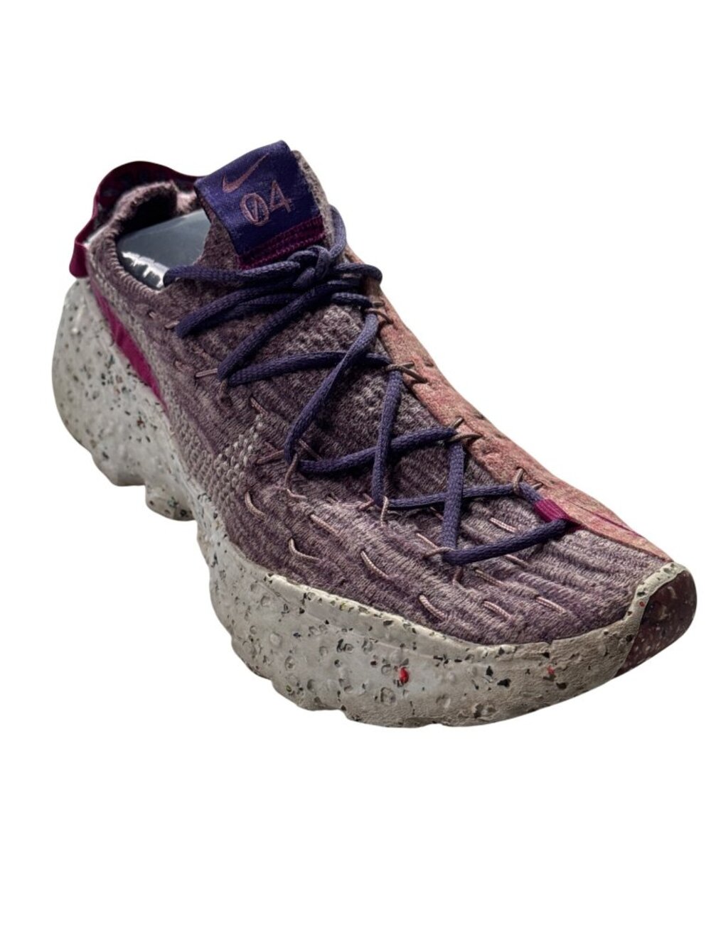 NIKE Space Hippie 04 Women’s Sustainable Sneakers US 7.5 Purple And Pink